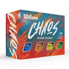 WILSON Chaos White Double Dozen- 24 Pack