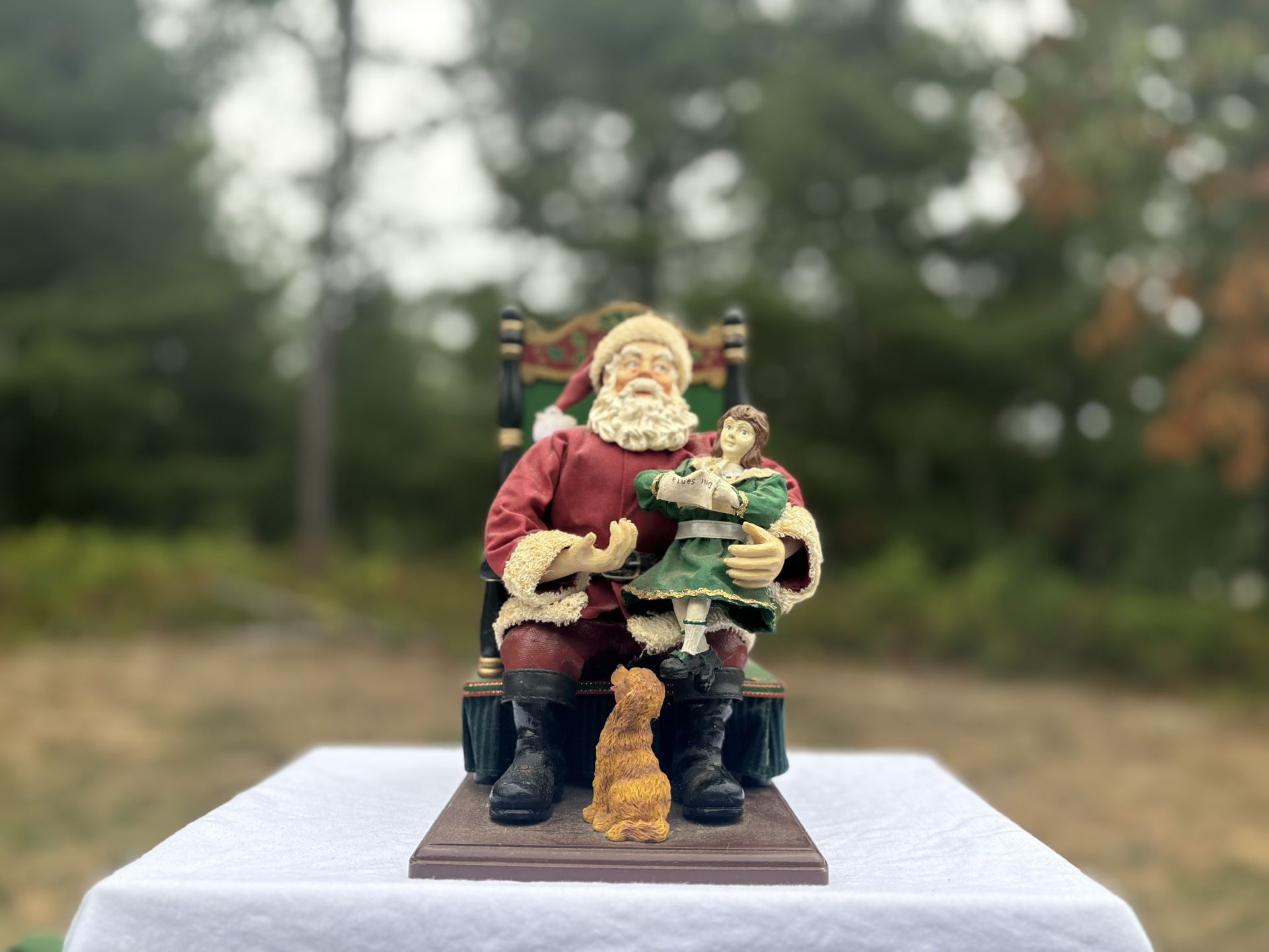 🎅 Santas From Around the World American Santa Figurine (1998, Made in Italy)