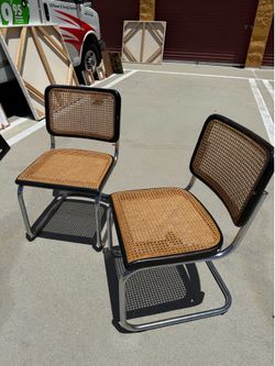 Vintage cane chairs