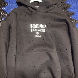 Supply And Demand Rhinestone Hoodie 