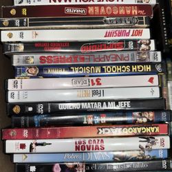 Over 100 DVD And Blu-ray’s 