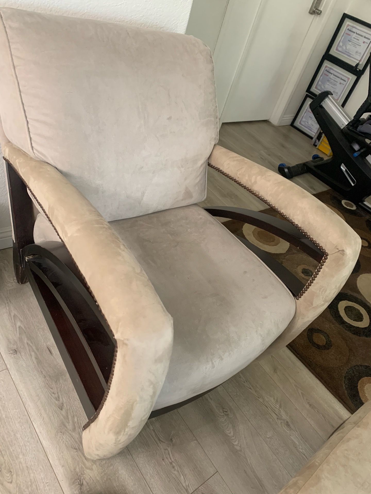 Chair and foot rest