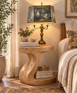 Vintage Brass Candelabra Lamp Rustic retro Granny Geometric shade w/ Scenic Toile Shade – Hollywood Regency