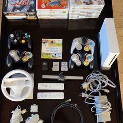 Nintendo Wii w  extras - games, controllers, GameCube items, and more! READ