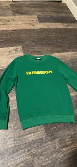 Burberry green long sleeve size M