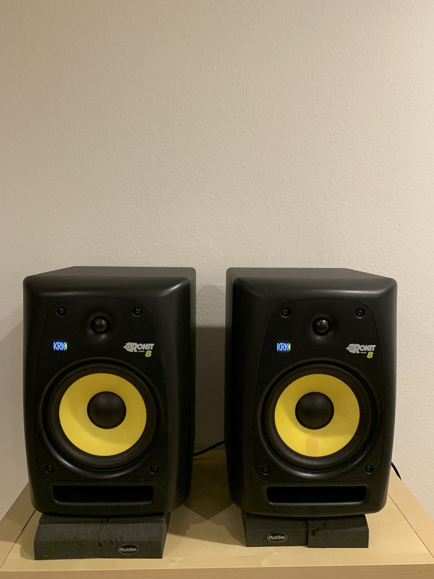 KRK Rokit 8 studio speakers