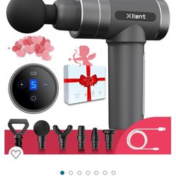 Xllent Massage Gun Gifts for Women/Men - Portable Super Quiet Electric Percussion Muscle Massager,Gifts for Her/Him/Mom/Dad,Valentines Day Gifts for H