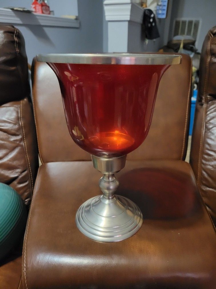 Red Glass Hurricane...2 Available