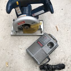Ryobi Circular Saw And Charger