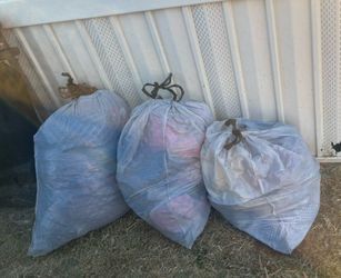 3 bags of clothes