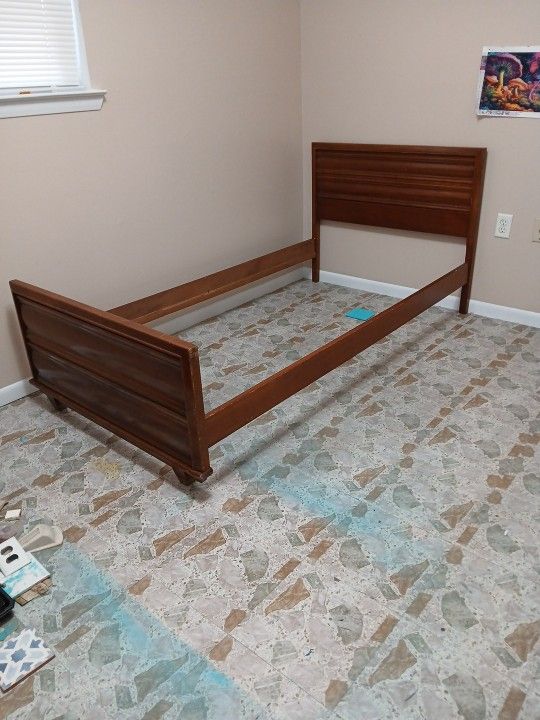 Solid Wood Twin Bed Frame