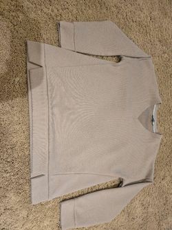 MARC NEW YORK taupe V-neck sweater