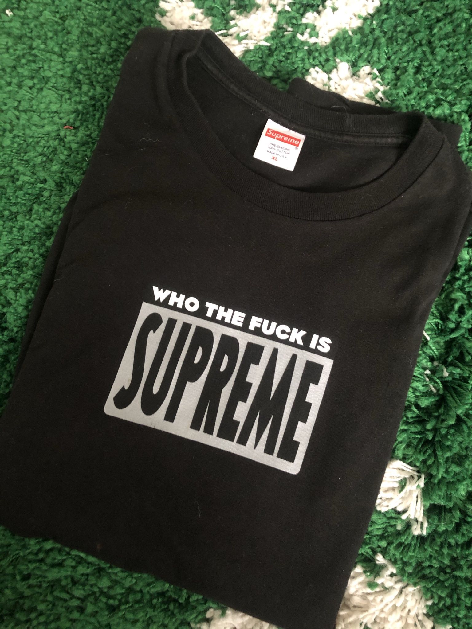 Supreme Wtf T-shirt Black