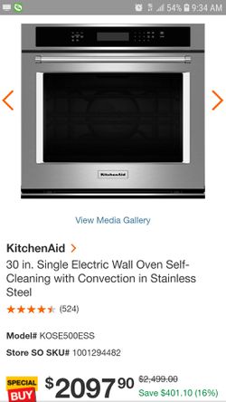 Kitchenaid, self cleaning oven