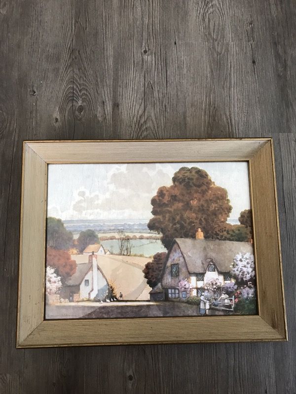 Vintage Foil Franklin Picture Frame Co.