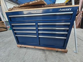 Husky 46 in. 9-Drawer Mobile Workbench Cabinet