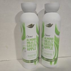 12.00 For Both Dove Almond Milk & Green Apple Plant Milk Body Wash