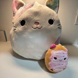 Squishmallow Risa Kitty Cat Squishmallow  11/12”