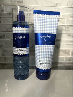 Bath and Body Works Gingham