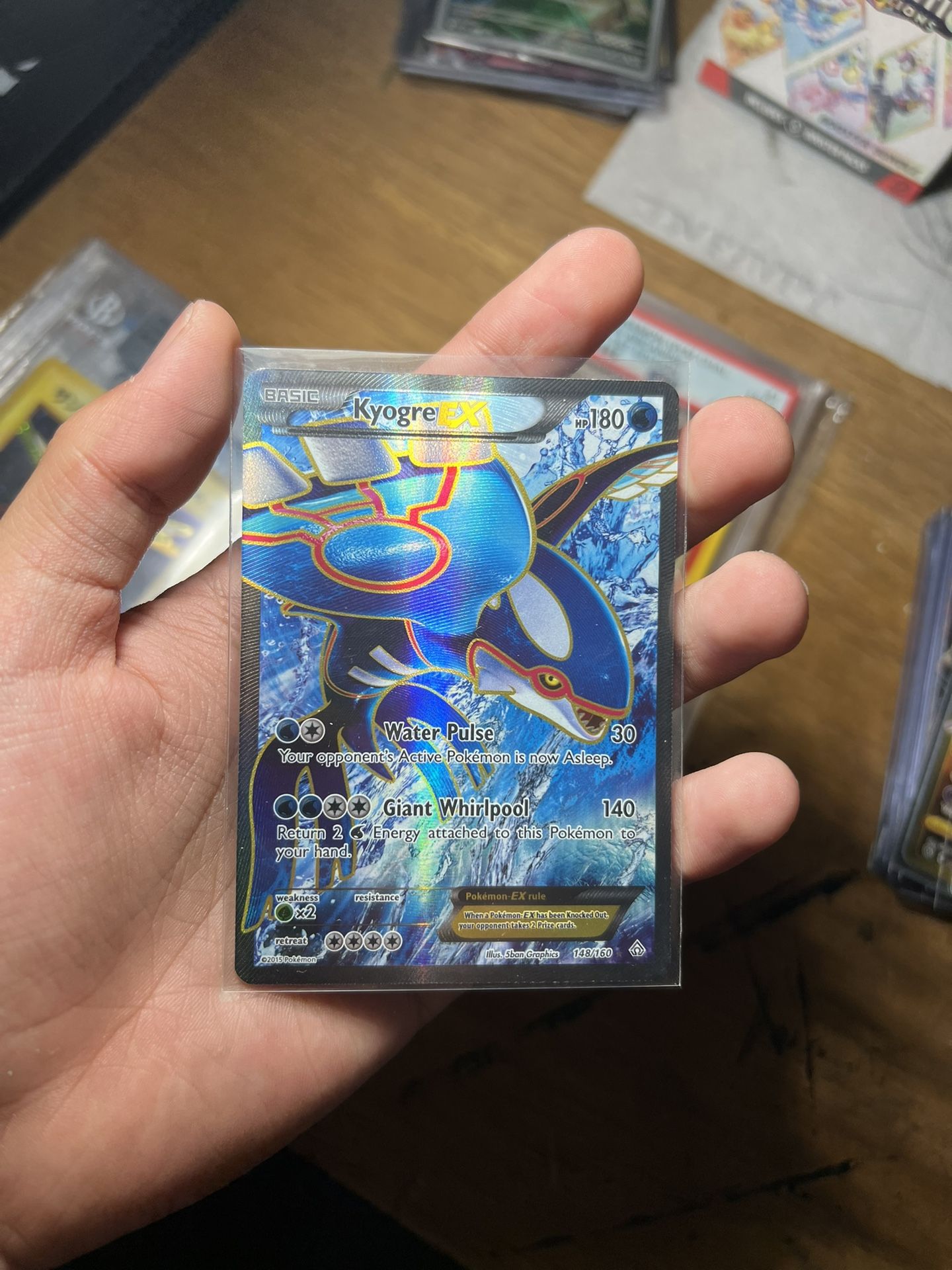Pokémon Cards Kyogre Ex XY Primal Clash