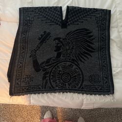 Reversible Aztec Poncho