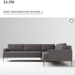West Elm Andes Couch (or sectional option)