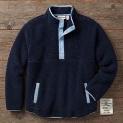 Navy Fleece L/XL Pullover