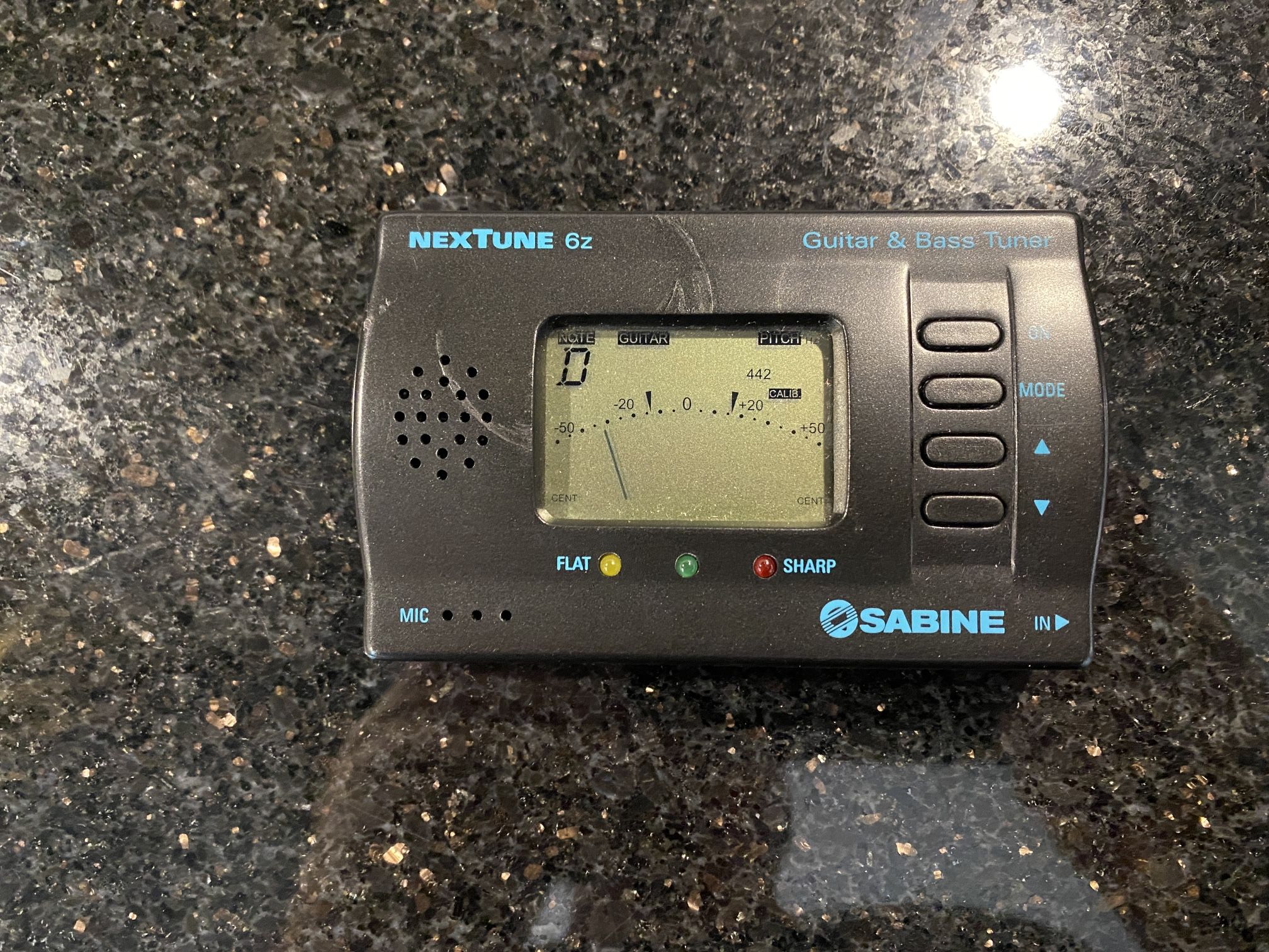 Sabine Nextune-6z Guitar Bass Tuner with Tone Generator