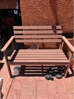 Table and benches