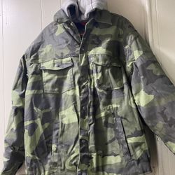 Craftsman Hooded Duck Bomber Jacket