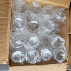 32pcs Clear Plastic Cups 12onz