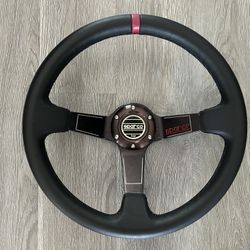 Steering Wheel SPARCO Style 350mm 13.8” Steering Wheel 