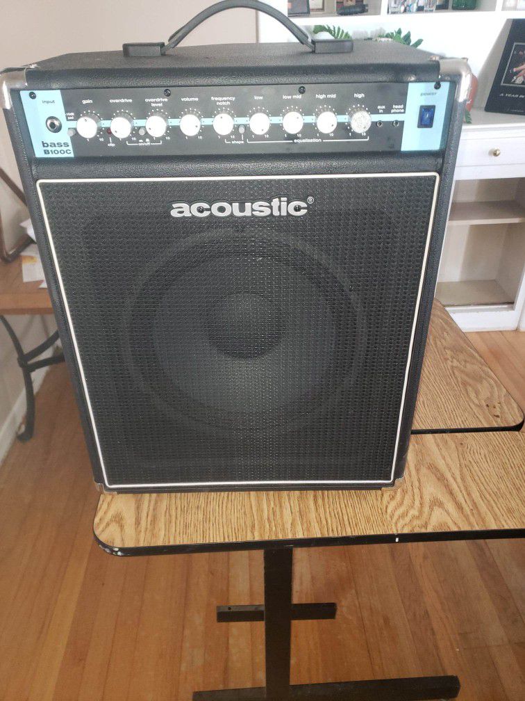 New Acoustic B100C 1x12 100W BASS Combo