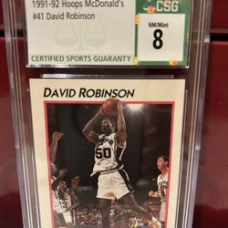 David Robinson nba hoops CSG 8