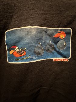 The Hundreds Adam Bomb Black Santa Sleigh size L  T shirt 