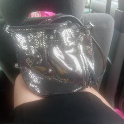 MICHAEL KORS GLAMMY SATCHEL STYLE PURSE