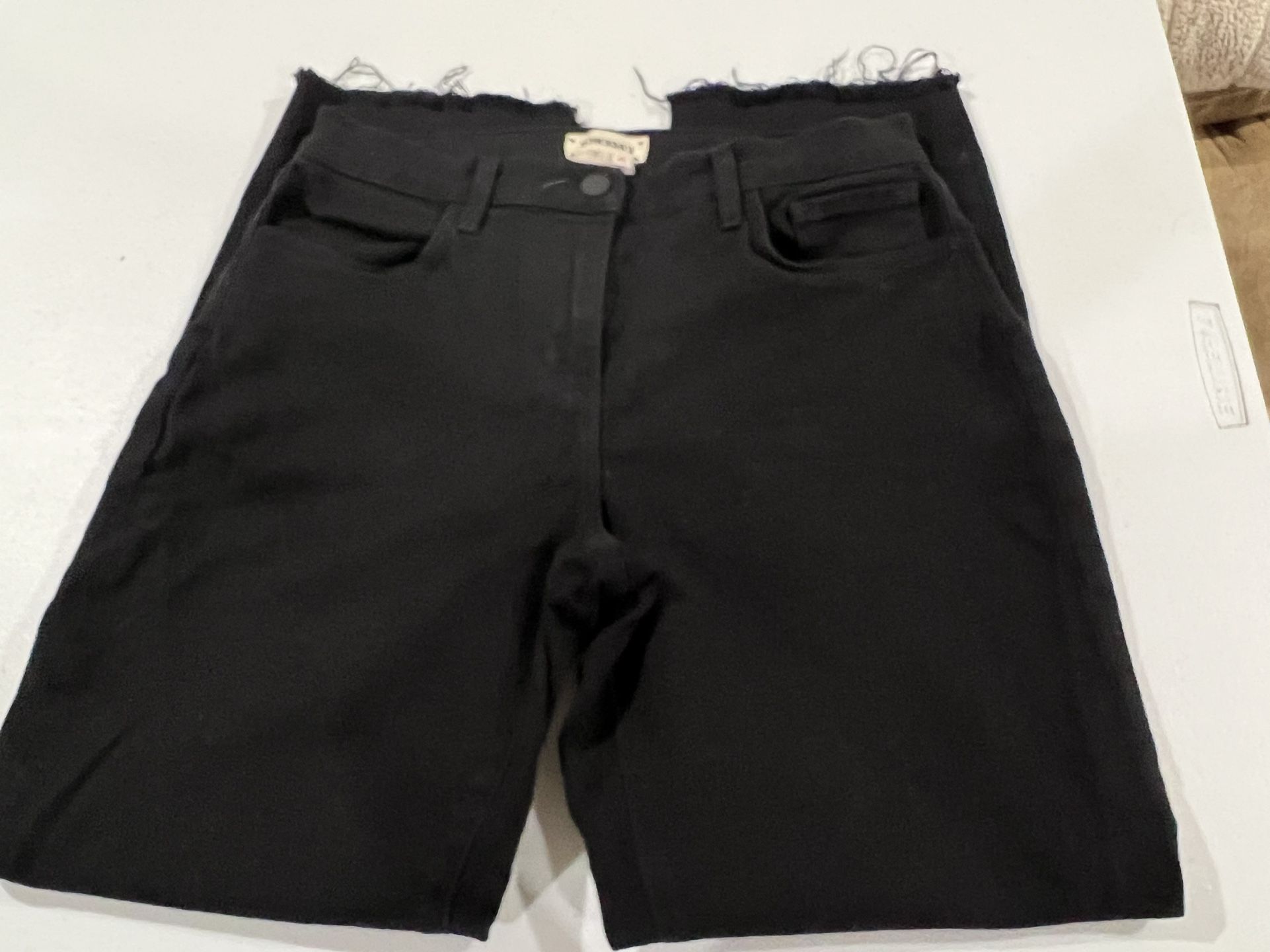 Girls Black Jean Pants Size 26