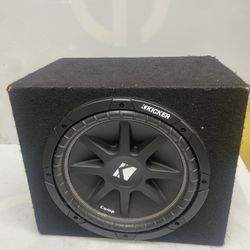 Kicker 43C124 Comp Series 12" 4-ohm subwoofer In A Box