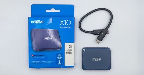 Crucial X10 2TB External USB-C SSD – Like New