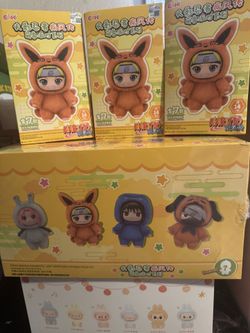 Naruto Beast Party Authentic Blind Box Pendents Top Toy Exclusive 