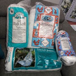 Full And Twin Quilters Polyester Batting  all For $15