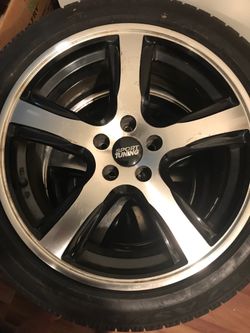 Tires and rims 205x50xr17 like new Honda / Toyota