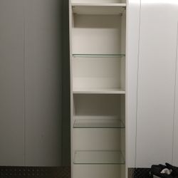 Shelf Unit With Glass Shelves