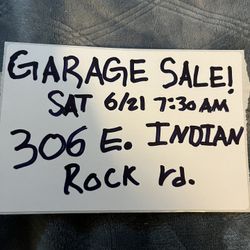 Garage Sale Vista