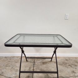 Glass Folding Table