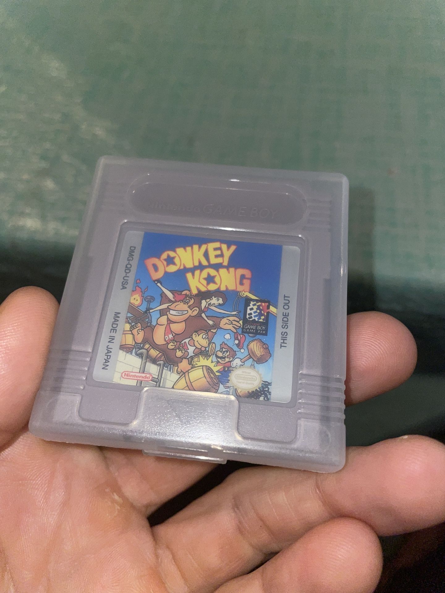 Donkey Kong (Nintendo Game Boy, 1994) Tested, Works CleAn