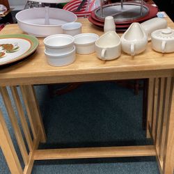 Natural Wood Kitchen Island/Breakfast Table