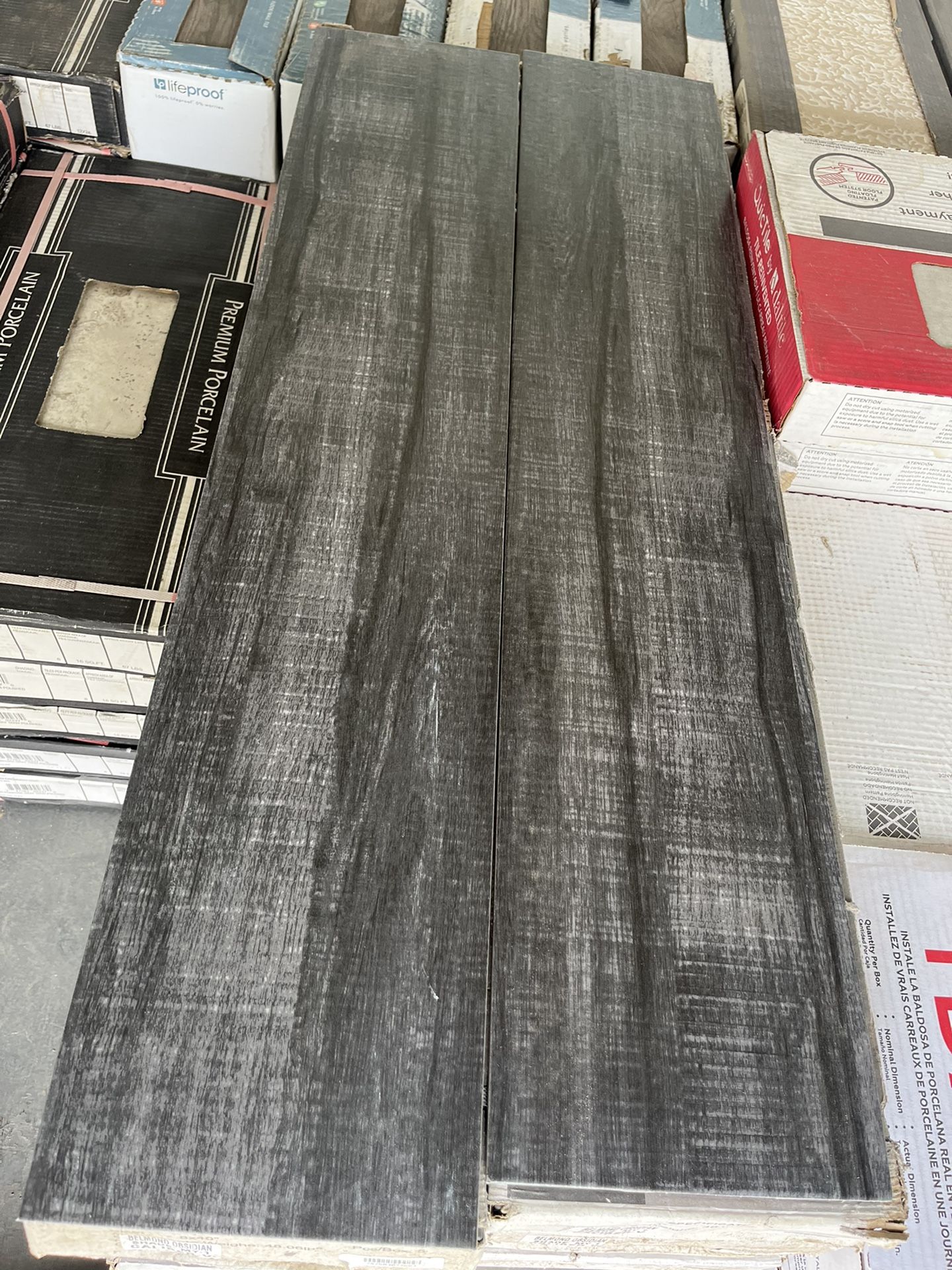 MSI Belmond Obsidian 8 in. x 39.75 in. Matte Ceramic Floor and Wall Tile (233.31sq  ft) 