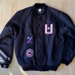 Undefeated Vintage Bomber Jacket with Patches