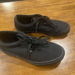  Vans sneakers youth size 6 black